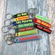 Keychain/Keyring - 3D Printed- Personalised- Gifts For Children Her Him Party Bag Fillers Name Tags School