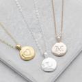 Personalised Initial Or Heart Necklace