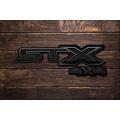 Stx 4x4 Decals Stickers For Ford F150 Carbon Fiber Blackout | Set Of 2