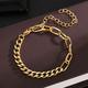 Stainless Steel Chain Link Bracelet, Bracelets For Women, Adjustable Gold Silver Layered Bracelet
