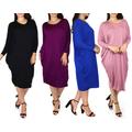 Plus Size Women's Loose Fitting Dress Top, One Fits All | Large-4x , Handmade in Usa