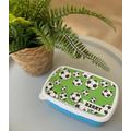 Personalised Football Lunch Box, School Lunch, Girls Boys Box