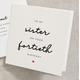 40Th Birthday Card For Women, To My Sister On Your Fortieth Birthday, Card, Uk, Bc542