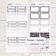 Bl-3069 - Hb-3069 Basic Label Stickers Butterflies Half Boxes Planner Full Box For Planners