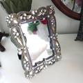 Jeweled Metal Picture Frame Mirror
