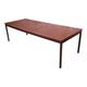 Milo Baughman For Directional Mid-Century Modern Walnut Extension Dining Table, Newly Refinished