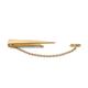 Tie Clip | Gold God Loves Fangs Statement Jewellery Punk Pendant Alternative