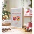 Funny Sister Christmas Card, Merry Sister, Xmas Cute Crazy Monster Sister Sis Card From Brother Sister, Definitely Related Pe50