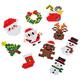 Christmas Sticker Diamond Painting Craft Kit 10 Pack, Diy Holiday Set For Kids