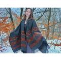 Oversized Blanket Shawl Scarf Warm Wrap Women Winter Poncho Boho Cape Gift For Her Calluna