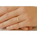 Baguette Gold Ring | Moissanite Baguette Bridal Wedding Ring Gift For 14 K Solid Gold Stacking Engagement
