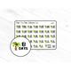 2097~~ Palm Tree Vacation Countdown Planner Stickers