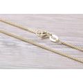 Flat Curb Chain, Light Weight & 18 Inches Long in Yellow Gold