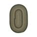 Colonial Mills 12 x 15 Reversible Handcrafted Oval Wool Braided Area Throw Rug