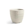 Vaso quadrato in resina "Tyle" 30 cm. Terra Dolomia