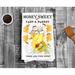 East Urban Home Modern Farm House Honey Sweet Bees Cotton Tea Towels Flour Sack in Yellow | 27 H x 27 W in | Wayfair