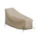 Latitude Run® Heavy-Duty Patio Chaise Lounge Cover, All Weather Protection & UV-Resistant Lounger Cover in Brown | 32 H x 74 W x 34 D in | Wayfair