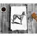 East Urban Home White Greyhound Dog Crown, Cotton Tea Towels Cotton | 27 H x 27 W in | Wayfair 10CDD329FEEE47418DF7739DA9097167