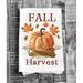 East Urban Home Fall Harvest Pumpkin Corn Cotton Tea Towels Kitchen Flour Sack in Brown | 27 H x 27 W in | Wayfair E73E44C69A424A3CA2150F583BF603AD