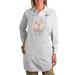 The Holiday Aisle® Easter One Blessed Bunny Cotton Apron Cotton in Gray | 30 H x 22 W in | Wayfair 93853DC8CCD94DEB8CFBE8C8709B70DB