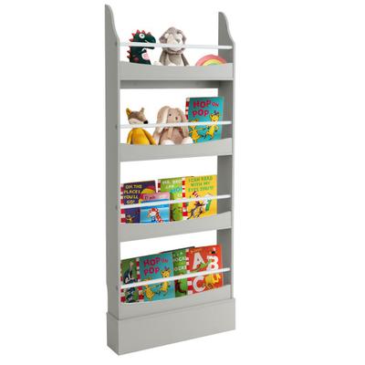 Costway 4-Tier Bookshelf with 2 Anti-Tipping Kits ...