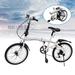 TFCFL Adult Folding Bikes 20 Wheels 7 Speed Folding Compact City Commuter Bike