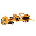 Kayannuo Kids Toys Christmas Clearance Flatbed Trailer Trucks Toy Alloy Trailer Engineering Roller Excavator Truck Model Car Toys Baby Toys Birthday Gifts