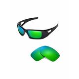Walleva Emerald Polarized Replacement Lenses for Oakley Crankcase Sunglasses