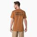 Dickies Men's Cooling Performance Graphic T-Shirt - Brown Duck Size 2 (SS607)