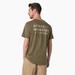 Dickies Men's Cooling Performance Graphic T-Shirt - Military Green Heather Size XL (SS607)