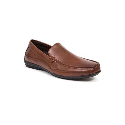 Wide Width Men's Deer Stags®Slip-On Driving Moc Loafers by Deer Stags in Brown (Size 10 1/2 W)