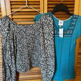 Jessica Simpson Tops | Junior Blouses Size Xs | Color: Green | Size: Xs