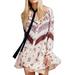 Free People Dresses | Free People From Your Heart Dress Tea Combo Xs Nwt | Color: Pink/Purple | Size: Xs