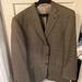 Burberry Suits & Blazers | Burberry London Bond Street 100% Wool Houndstooth Blazer - 46l | Color: Brown/Tan | Size: 46l