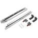 meite 18-Inch Undermount Soft Close Drawer Slides - Full Extension Heavy Duty Concealed Drawer Guides with Mounting Screws Adjustable Locking Device and Brackets - 1 Pair