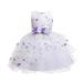 Solid Dresses for Little Girls Pageant Dress Tulle Prom 210Y Outfits Children Kid Ball Clothes Girl Princess Embroidered Dress Gown Floral Sleeveless Girls Short Dress Little Girls Dresses Size 7