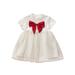 Bagilaanoe Baby Girl Party Dress Ruffle Short Sleeve A-line Princess Dresses 6M 9M 12M 18M 24M 2T Toddler Summer Patchwork Tulle Skirt