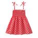 Kids Fall Clothes Girls Lass Dress Sleeveless Dress Girls Print Baby Suspended Swing Flower Princess Kids Girls Dress&Skirt 9 Month Dresses for Baby Girls Toddler Girl Skater Dress