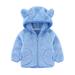 Qufokar Jojo Baby Coat Coat Girl Sweatshirt Boys Winter Baby Jackets Coats Warm Girls Kids Hooded Fleece Flannel Girls Coat&Jacket