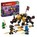 LEGO NINJAGO Jagdhund des kaiserlichen Drachenjägers, baubares Monster-Spielzeug für Kinder ab 6 Jahren, Jungs und Mädchen, posierende Fabelwesenfigur, 3 Minifiguren zum Sammeln 71790