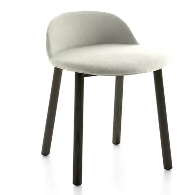 Emeco Alfi Chair, Low Back with Alfi Soft Slip Cover