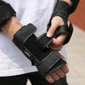 Aosijia Wrist Guards Skating Gauntlets Sports Protection Wrist Guard for Snowboarding Skateboarding and Rollerblade Black M