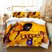 3pcs basketball Printed Pattern Duvet Cover Bedding Sets 100% Polyester Basketball 3D Duvet Pillow Cover Bed Sheet Bedding Set