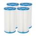 Pool Filters Size A or C 4 Pack Pool Replacement Filter Cartridge Type A/Type C Filters for Intex Easy Set Pool Filter Pumps Daily Care