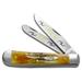 Case XX Knives Father and Son 6.5 Bone Stag Trapper Stainless Pocket Knife 6.5T-F&S