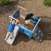 Step2 Scout & Slide Toddler Climber Plastic in Blue | 72.5 H x 70 W x 55.75 D in | Wayfair 4208KR