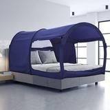 Alvantor Bed Canopy Tent Privacy Space Indoor Curtains Navy Cottage Polyester in Blue | 47 H in | Wayfair 2005FB-N