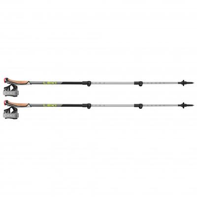 Leki - Traveller Alu - Nordic Walking Stöcke Länge 90-130 cm schwarz/gelb Image