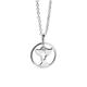 Newbridge Silverware First Communion Pendant with Clear Stone