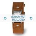 Boccia watch strap 3147-05-BO3147-05-40 Leather Brown 25mm + brown stitching